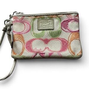 Coach Multicolor Wristlet